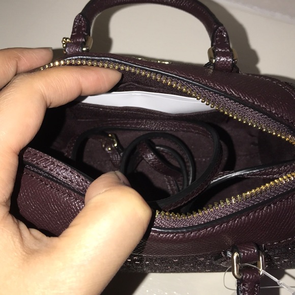 coach heart glitter mini satchel bag crossbody - Picture 4 of 4